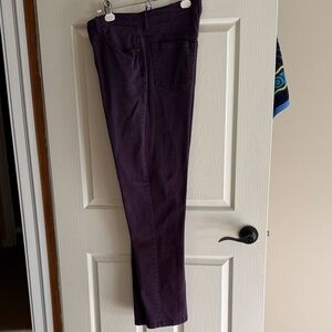 Gloria Vanderbilt Deep Purple Cropped Pants